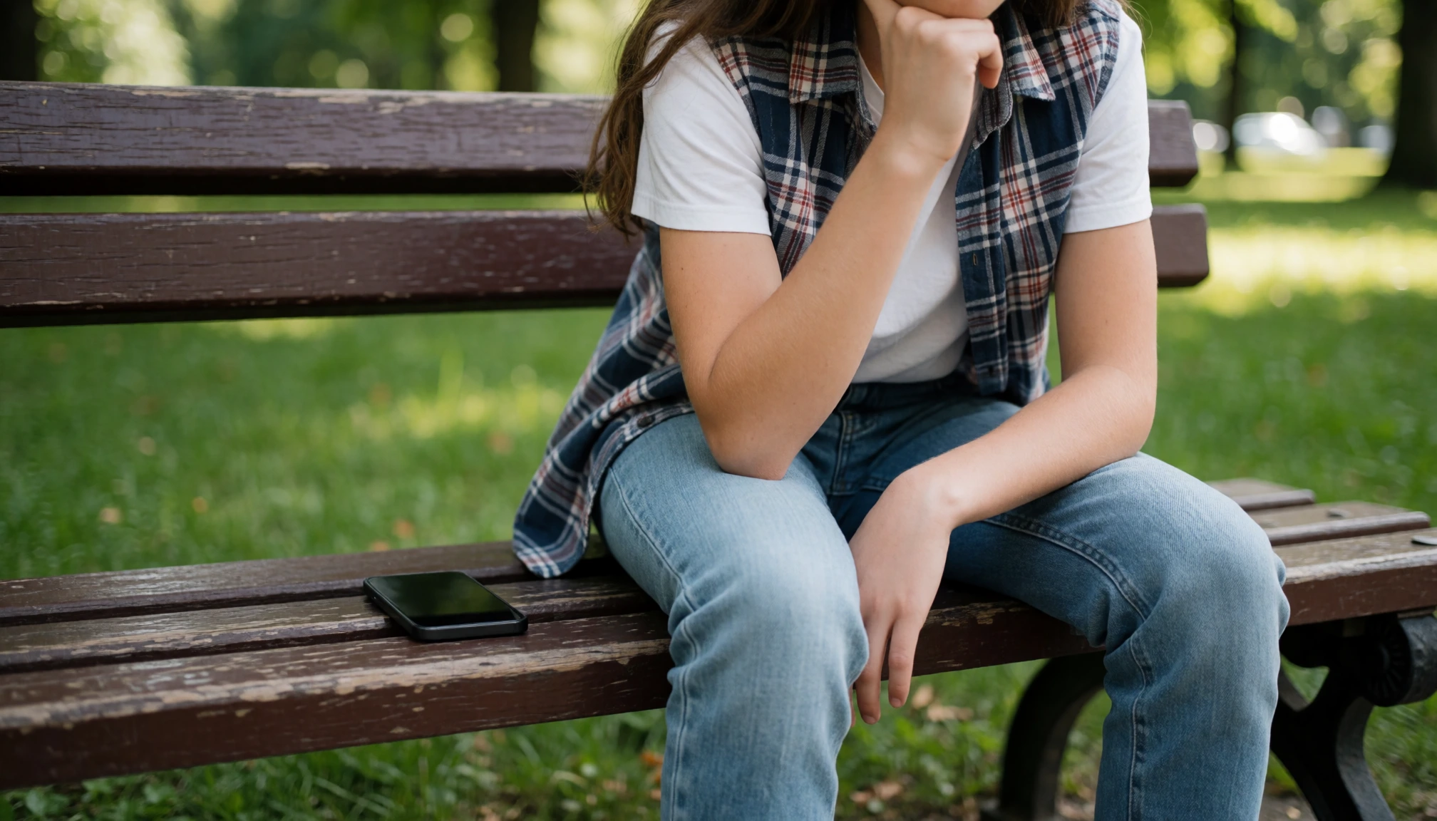Réseaux sociaux et anxiété ado : ouvrir le dialogue sans jugement — scène de soutien