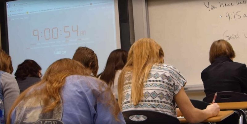 salle de classe aux USA